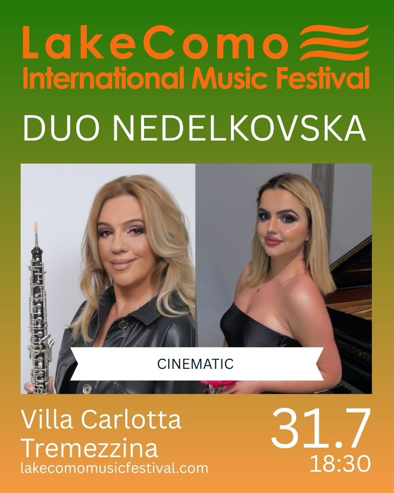 Do not miss! #lakecomo #music #festival @villacarlotta_lakecomo